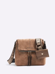 Бежевый - River Island сумка-мессенджер Zippy - Image 1 of 6