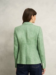 Hobbs Green Blake Linen Jacket - Image 2 of 4