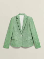 Hobbs Green Blake Linen Jacket - Image 4 of 4