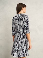Hobbs Blue Mollie Jersey Dress - Image 2 of 4