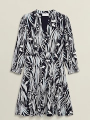 Hobbs Blue Mollie Jersey Dress - Image 4 of 4