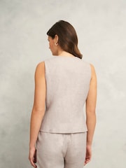 Hobbs Brown Alessia Waistcoat - Image 2 of 4