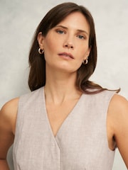 Hobbs Brown Alessia Waistcoat - Image 3 of 4