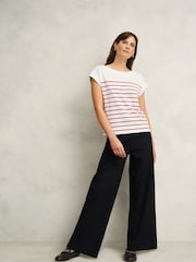 CamisetaHobbs Alycia Stripe - Imagem 1 de 4