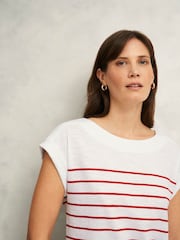 CamisetaHobbs Alycia Stripe - Imagem 3 de 4