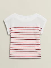 CamisetaHobbs Alycia Stripe - Imagem 4 de 4