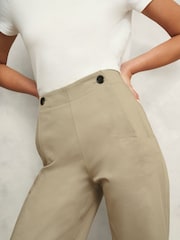 Hobbs Brown Kimmi Crop Trousers - Image 3 of 4