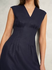 Hobbs Blue Kayleigh Dress - Image 3 of 4