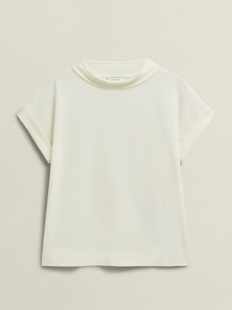 Hobbs Ivory Catriona T-Shirt - Image 4 of 4