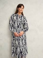 Hobbs Blue Colette Dress - Image 1 of 4