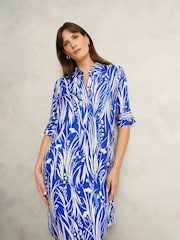 Hobbs Blue Marciella Dress - Image 1 of 4