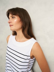 Hobbs White Maddy Printed Top - Image 3 of 4