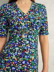 Hobbs Multi Coralie Jersey Dress - Image 3 of 4