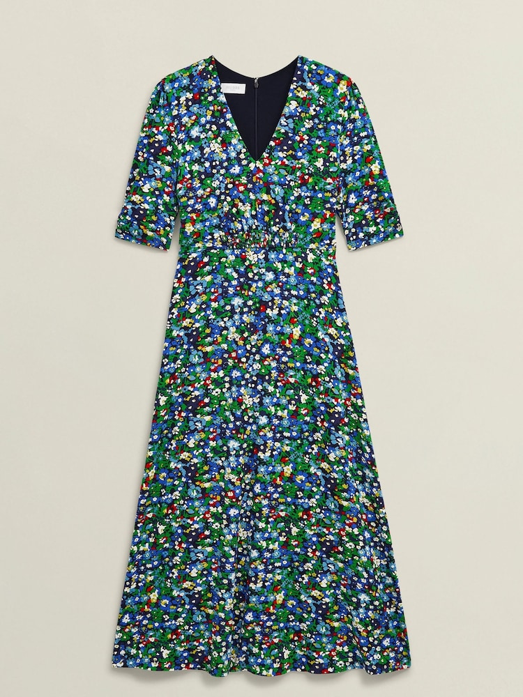 Hobbs Multi Coralie Jersey Dress - Image 4 of 4