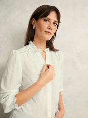 Hobbs Cream Amira Blouse - Image 3 of 4