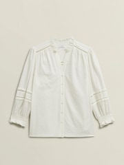 Hobbs Cream Amira Blouse - Image 4 of 4
