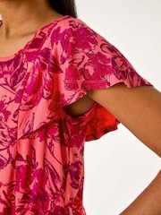 Roman Pink Angel Frill Sleeve T-Shirt - Image 5 of 5