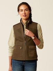 Ariat Millbrae Brown Gilet - Image 1 of 6