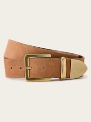 Ariat Aspen Suede Leather Brown Belt - Image 1 of 1
