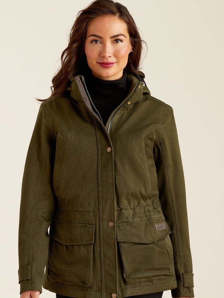 Ariat Green Rhodium Waterproof Insulated Parka - Image 2 of 5
