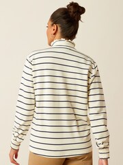 Ariat Cream Hollingworth Ruffle Button Up Jumper - Image 2 of 4