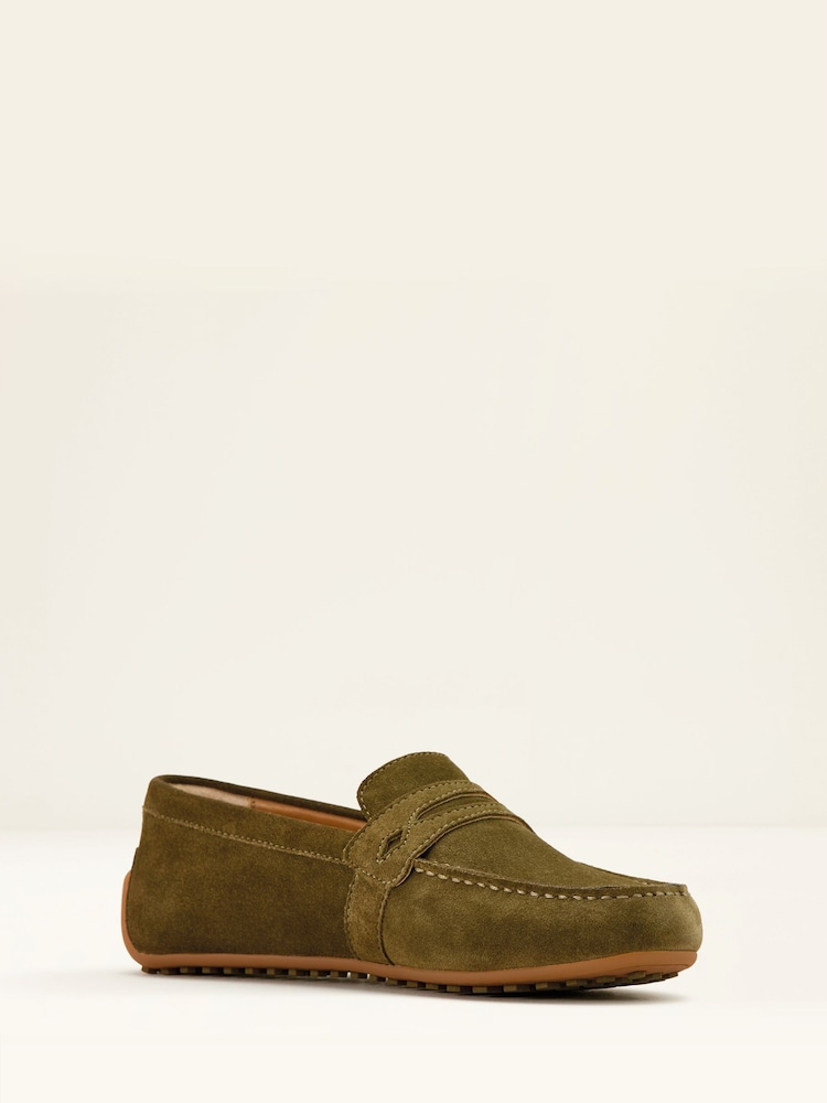Verde - Ariat Selene Suede Driving Moccasin Brown Shoes - Imagen 2 de 4 Verde - Ariat Selene Suede Driving Moccasin Brown Shoes - Imagen 2 de 4