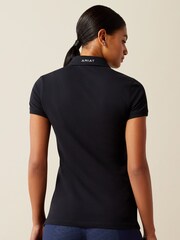 Ariat Blue Prix 3.0 Cotton Pique Polo Shirt - Image 2 of 4