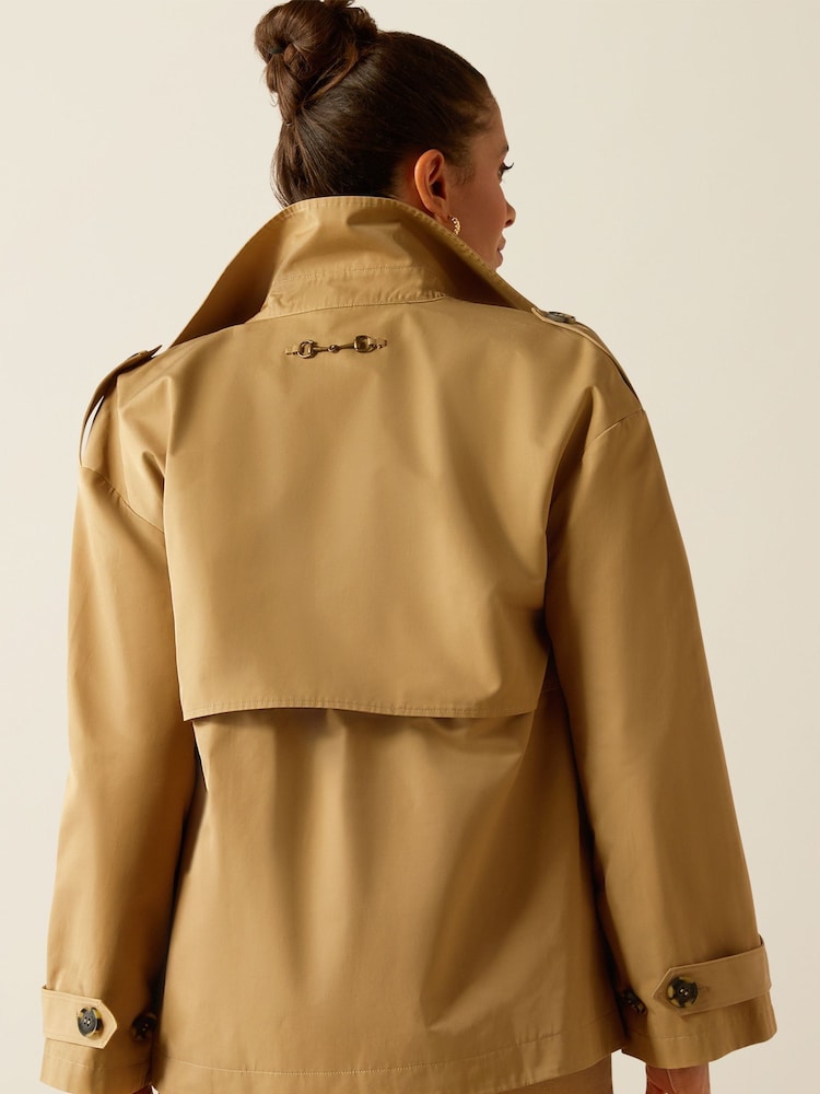 Бежевый тренч-трапеция Ariat Staunton - Image 2 of 6