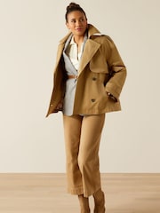 Бежевый тренч-трапеция Ariat Staunton - Image 3 of 6