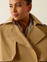 Бежевый тренч-трапеция Ariat Staunton - Image 5 of 6