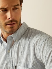 Ariat синий Grafham Seersucker Stipe - Image 5 of 5