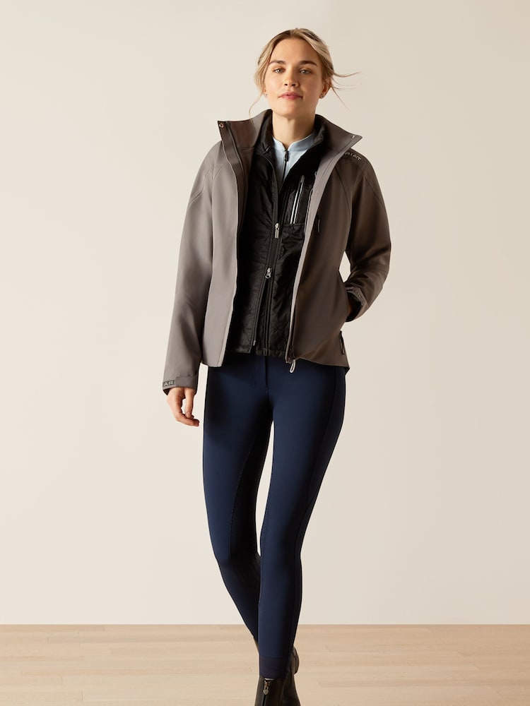 Ariat Blue Coastal Waterproof Coat - Image 3 of 6