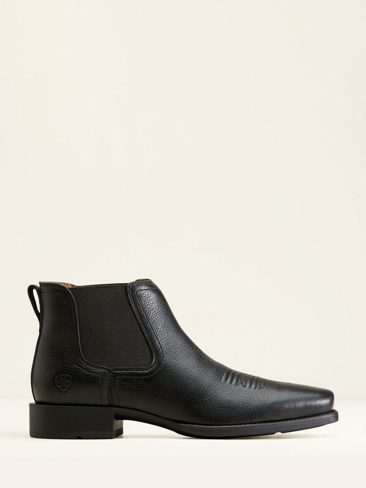 Ariat Booker Ultra Square Toe Western Brown Boots - Image 1 of 4