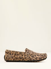 Ariat Selene Suede Driving Moccasin Brown Shoes - Image 1 of 5