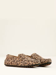 Ariat Selene Suede Driving Moccasin Brown Shoes - Image 3 of 5