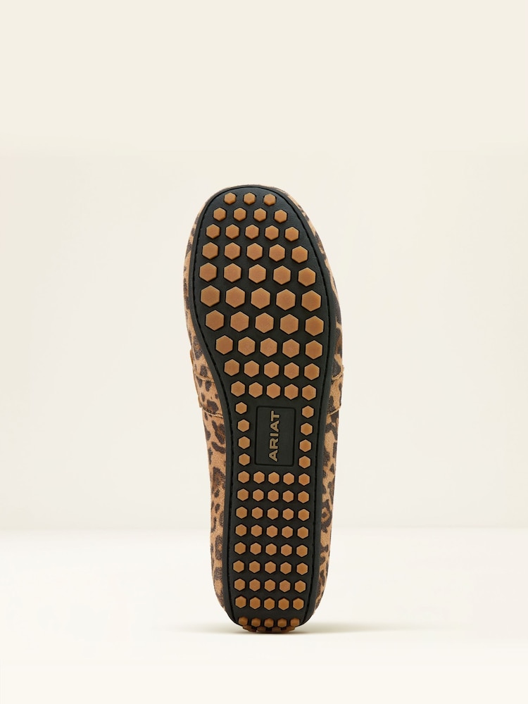 Ariat Selene Suede Driving Moccasin Brown Shoes - Image 5 of 5