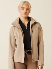 Бежевый - Синяя непромокаемая куртка Ariat Coastal - Image 1 of 5
