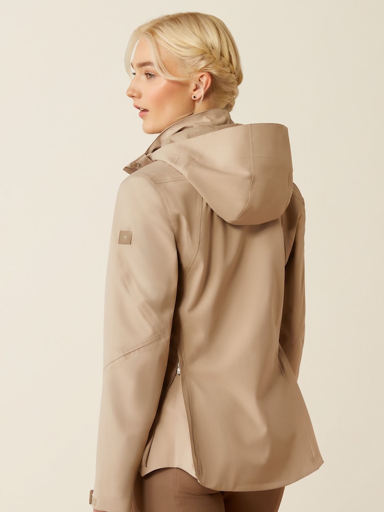 Бежевый - Синяя непромокаемая куртка Ariat Coastal - Image 2 of 5