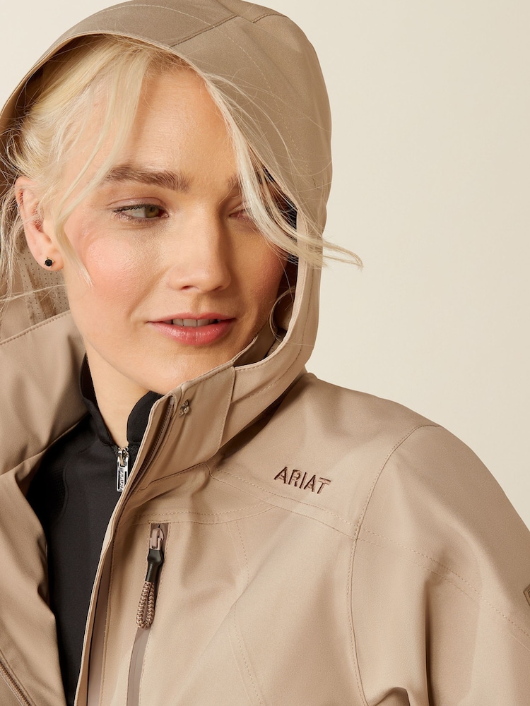 Ariat Blue Coastal Waterproof Coat - Image 4 of 5