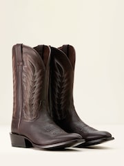 Ariat Willie Leather Western Brown Boots - Image 3 of 5