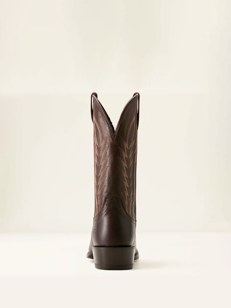 Ariat Willie Leather Western Brown Boots - Image 5 of 5