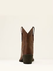 Ariat Maggie Leather J Toe Western Brown Boots - Image 4 of 5