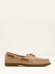 Светло-коричневые натурального оттенка - Ariat Antigua Leather Boat Shoes - Image 1 of 4
