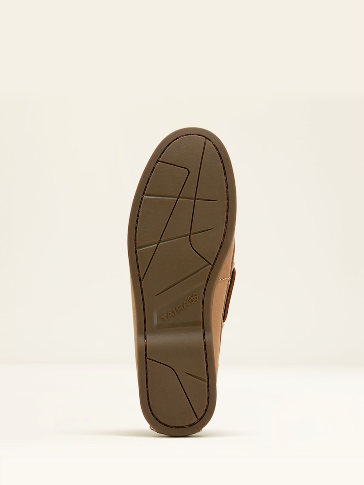 Светло-коричневые натурального оттенка - Ariat Antigua Leather Boat Shoes - Image 4 of 4