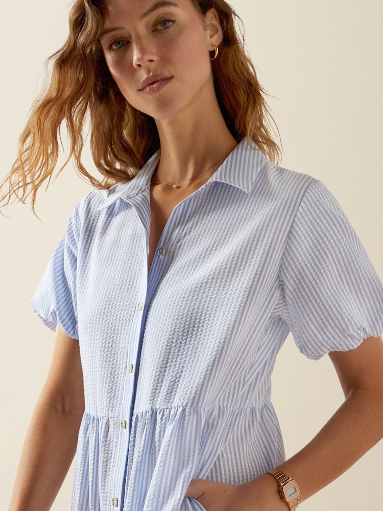 Ariat Blue Dovestone Tiered Shirt Dress - Bild 4 von 4