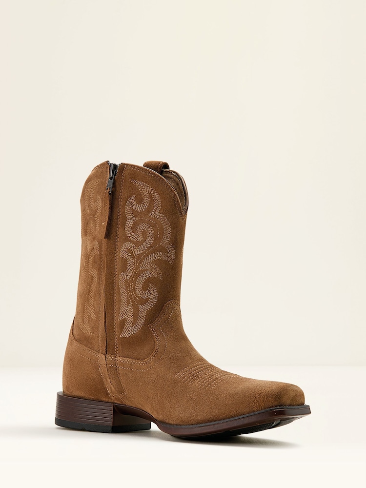 Ariat MNS Bodie Zip Suede Western Boots - Image 2 of 4 Ariat MNS Bodie Zip Suede Western Boots - Image 2 of 4