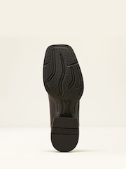 Ariat Sport Wide Square Toe Leather Cowboy Brown Boots - Image 5 of 5