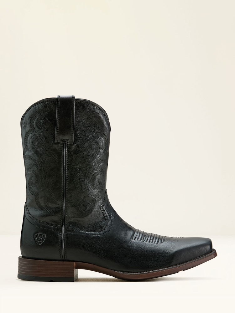 Ariat MNS Bodie Zip Suede Western Brown Boots - Image 1 of 5