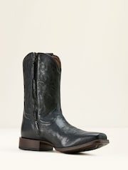Ariat MNS Bodie Zip Suede Western Brown Boots - Image 2 of 5
