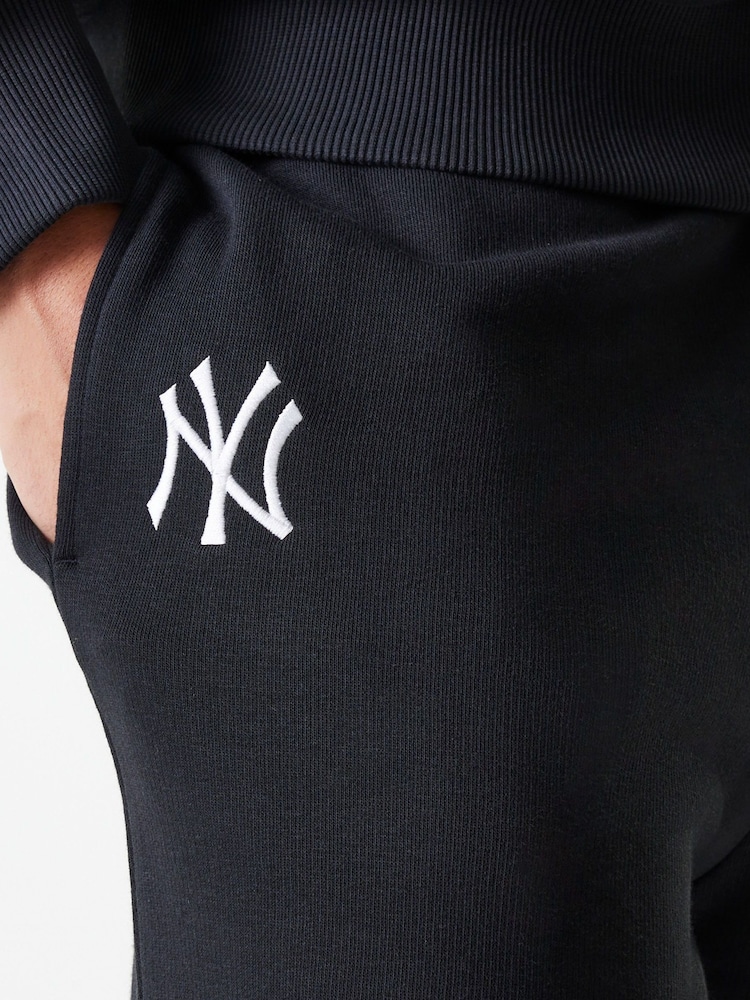 Чорний - New Era Grey Midi Joggers - Image 3 of 8